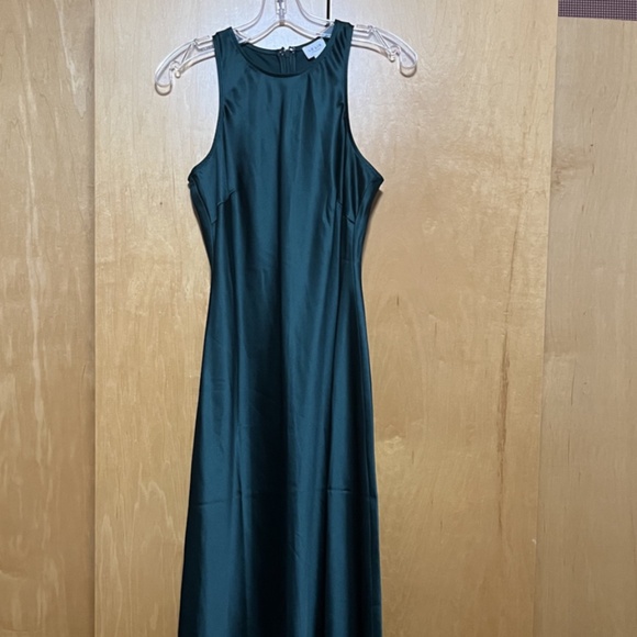 Le Lis Sleeveless Midi Green Slip Dress Small NWT - Picture 1 of 3